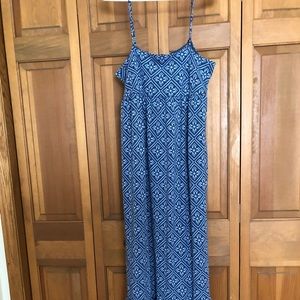 Mossimo Supply Co dress blue with patterns  XL,